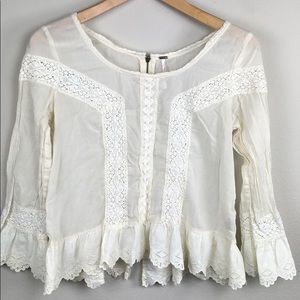 Free people cotton lace top
